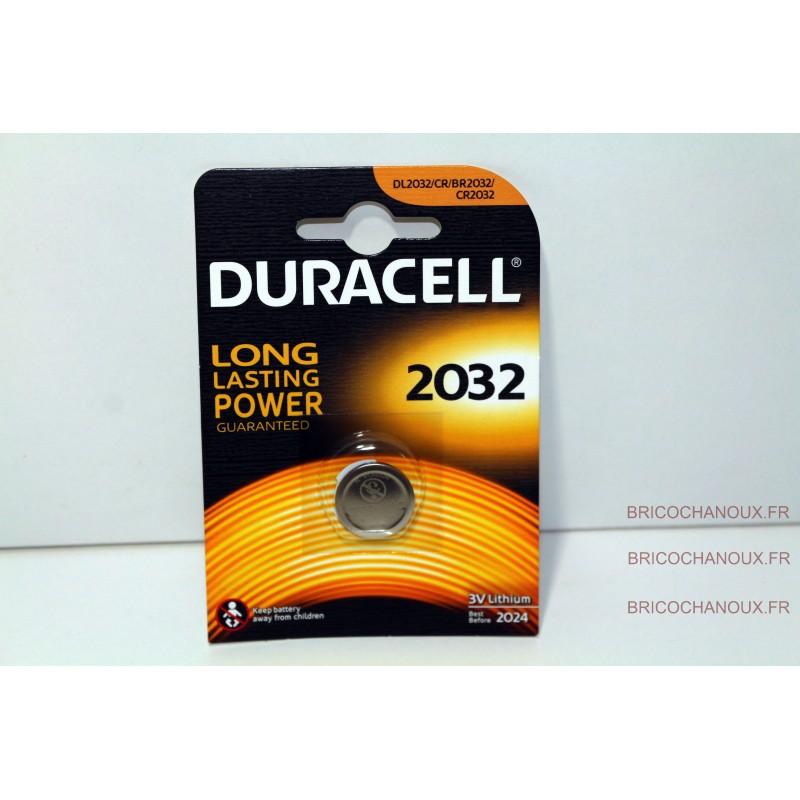 DURACELL CR2032 - 3V PILE LITHIUM X2